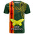Papua New Guinea Oro Province T Shirt PNG Birds Of Paradise Polynesian Arty Style LT03 Green - Polynesian Pride