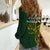 Papua New Guinea Oro Province Women Casual Shirt PNG Birds Of Paradise Polynesian Arty Style LT03 - Polynesian Pride
