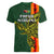 Papua New Guinea Oro Province Women V Neck T Shirt PNG Birds Of Paradise Polynesian Arty Style LT03 - Polynesian Pride