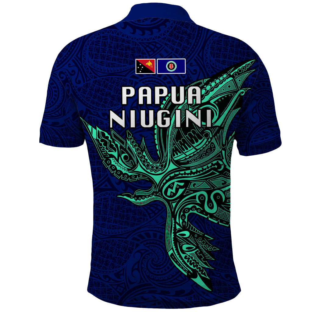 Papua New Guinea Bougainville Polo Shirt PNG Birds Of Paradise Polynesian Arty Style LT03 - Polynesian Pride