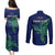 Custom Papua New Guinea Bougainville Couples Matching Puletasi Dress and Long Sleeve Button Shirts PNG Birds Of Paradise Polynesian Arty Style LT03 - Polynesian Pride
