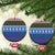 Scottish Christmas Ceramic Ornament Xmas Royal Lions and Tartan - Polynesian Pride