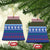 Scottish Christmas Ceramic Ornament Xmas Royal Lions and Tartan - Polynesian Pride