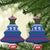 Scottish Christmas Ceramic Ornament Xmas Royal Lions and Tartan - Polynesian Pride