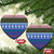 Scottish Christmas Ceramic Ornament Xmas Royal Lions and Tartan - Polynesian Pride