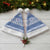 Scottish Christmas Santa Hat Scotland Thistle and Celtic Knot White-Blue Color - Polynesian Pride