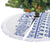 Scottish Christmas Tree Skirt Scotland Thistle and Celtic Knot White-Blue Color - Polynesian Pride