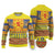 Scottish Christmas Ugly Christmas Sweater Scotland Thistle and Celtic Knot Yellow-Red Color - Polynesian Pride
