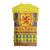 Scottish Christmas Knitted V-Neck Vest Scotland Thistle and Celtic Knot Yellow-Red Color - Polynesian Pride