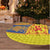 Scottish Christmas Tree Skirt Scotland Thistle and Celtic Knot Yellow-Red Color - Polynesian Pride