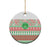 Welsh Christmas Ceramic Ornament Awen and Celtics Culture with Xmas Elements - Polynesian Pride
