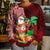 Hawaii Mele Kalikimaka Kid Ugly Christmas Sweater Santa Claus and Hula Girl Tropical Folwer with Hawaiian Pattern LT03 - Polynesian Pride
