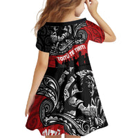 Aotearoa Toitu Te Tiriti Family Matching Tank Maxi Dress and Hawaiian Shirt Honoring Te Tiriti o Waitangi Maori Haka LT03 - Polynesian Pride