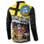 New Zealand Wellington Button Sweatshirt The Capital's Emblems Flag and Koru Art