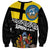 New Zealand Wellington Sweatshirt The Capital's Emblems Flag and Koru Art