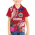 Personalised Samoa Coat Of Arms Family Matching Summer Maxi Dress and Hawaiian Shirt Tropical Flower Red Polynesian Pattern LT03 Son's Shirt Red - Polynesian Pride