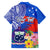 Personalised Samoa Coat Of Arms Family Matching Off Shoulder Maxi Dress and Hawaiian Shirt Hibiscus Polynesian Tattoo Pattern LT03 - Polynesian Pride