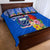 Personalised Samoa Coat Of Arms Quilt Bed Set Hibiscus Polynesian Tattoo Pattern LT03 - Polynesian Pride