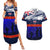 New Zealand and Australia ANZAC Day Couples Matching Summer Maxi Dress and Hawaiian Shirt Lest We Forget Red Poppy Flowers and Soldier LT03 Blue - Polynesian Pride