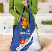 New Zealand Cricket Grocery Bag Kiwi Birds Haka Dance Blue Fern Sporty Style