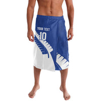 Custom New Zealand Cricket Lavalava Kiwi Birds Haka Dance Blue Fern Sporty Style