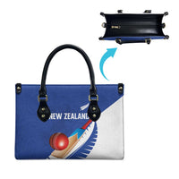 New Zealand Cricket Leather Bag Kiwi Birds Haka Dance Blue Fern Sporty Style