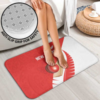 New Zealand Cricket Bathroom Set Kiwi Birds Haka Dance Red Fern Sporty Style