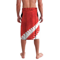 Custom New Zealand Cricket Lavalava Kiwi Birds Haka Dance Red Fern Sporty Style