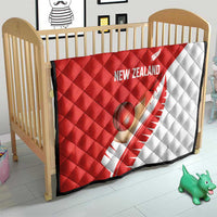New Zealand Cricket Quilt Kiwi Birds Haka Dance Red Fern Sporty Style