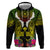 Hawaii Kanaka Maoli Hoodie Double Shark and Hibiscus Flowers