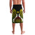 Hawaii Kanaka Maoli Lavalava Double Shark and Hibiscus Flowers