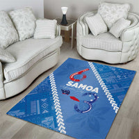 Samoa Independence Day Area Rug Anniversary 63th-Siapo Art