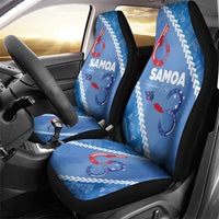 Samoa Independence Day Car Seat Cover Anniversary 63th-Siapo Art