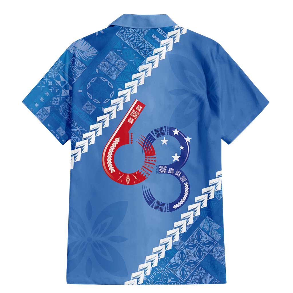 Samoa Independence Day Family Matching Mermaid Dress and Hawaiian Shirt Anniversary 63th-Siapo Art