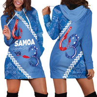Samoa Independence Day Hoodie Dress Anniversary 63th-Siapo Art LT03 - Polynesian Pride