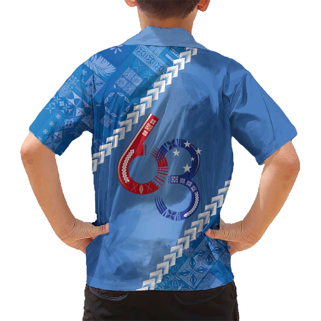 Samoa Independence Day Kid Hawaiian Shirt Anniversary 63th-Siapo Art LT03 - Polynesian Pride
