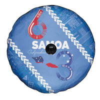 Samoa Independence Day Spare Tire Cover Anniversary 63th-Siapo Art