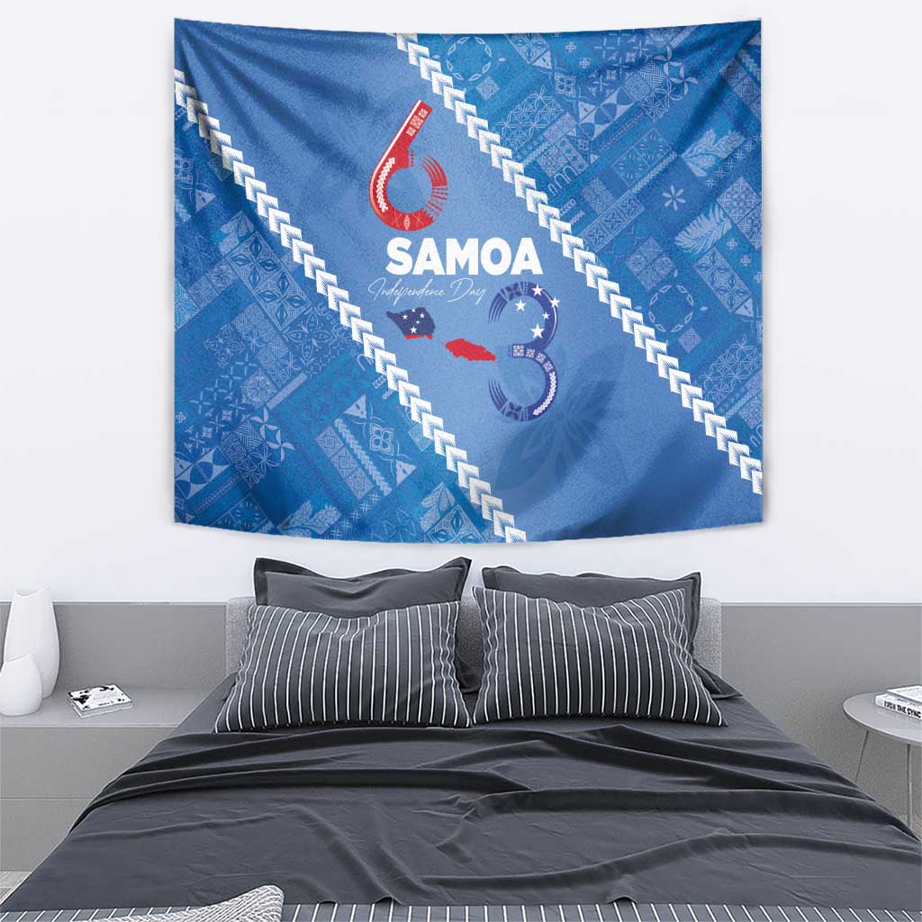 Samoa Independence Day Tapestry Anniversary 63th-Siapo Art LT03 - Polynesian Pride