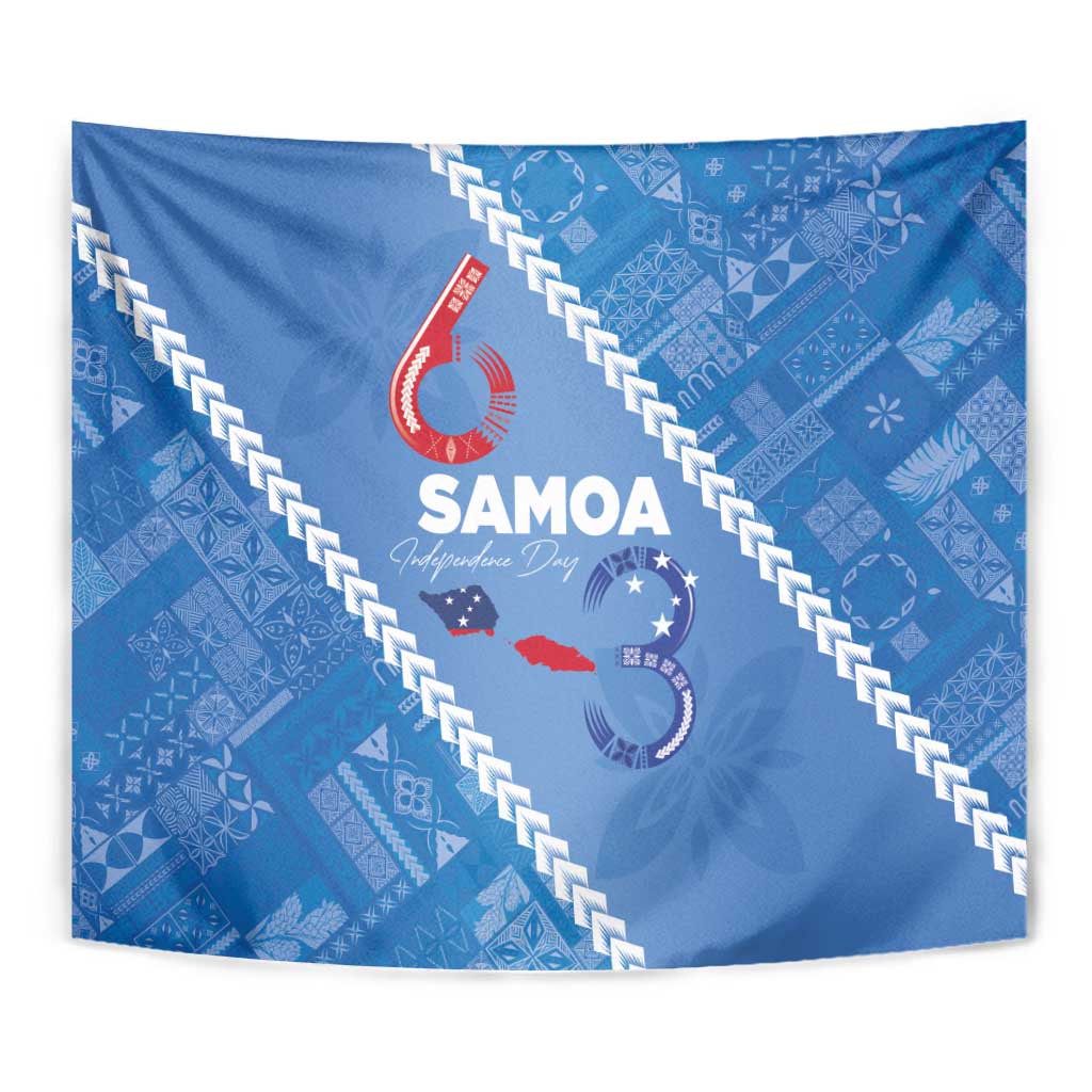 Samoa Independence Day Tapestry Anniversary 63th-Siapo Art LT03 - Polynesian Pride