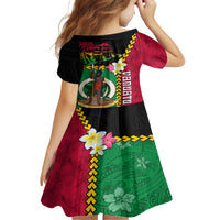 Vanuatu Nakamal and Plumeria Flowers Family Matching Tank Maxi Dress and Hawaiian Shirt Polynesian Pattern LT03 - Polynesian Pride