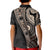 Fiji Traditional Masi Kid Polo Shirt Tapa Art Palm Leaves Pattern
