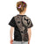 Fiji Traditional Masi Kid T Shirt Tapa Art Palm Leaves Pattern