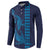 Aloha Hawaii Whale Kakau and Polynesian Tattoo Button Sweatshirt Dark Navy Color