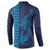 Aloha Hawaii Whale Kakau and Polynesian Tattoo Button Sweatshirt Dark Navy Color