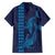 Aloha Hawaii Whale Kakau and Polynesian Tattoo Family Matching Off Shoulder Maxi Dress and Hawaiian Shirt Dark Navy Color