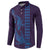 Aloha Hawaii Whale Kakau and Polynesian Tattoo Button Sweatshirt Purple Color
