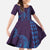 Aloha Hawaii Whale Kakau and Polynesian Tattoo Family Matching Mermaid Dress and Hawaiian Shirt Purple Color