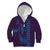 Aloha Hawaii Whale Kakau and Polynesian Tattoo Kid Hoodie Purple Color