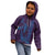 Aloha Hawaii Whale Kakau and Polynesian Tattoo Kid Hoodie Purple Color