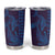 Aloha Hawaii Whale Kakau and Polynesian Tattoo Tumbler Cup Purple Color